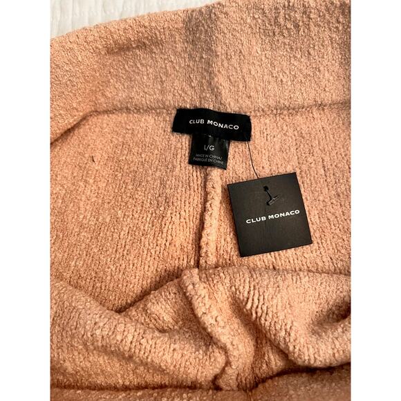 CLUB MONOCO Women's Boucle Pant in Pink/Rose Sz L NWT - Picture 4 of 9